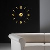 Wall Watch Decor, Wall Clock Sticker 3D Big Watch Decor