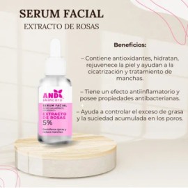 Srum Hipoalergnico AndSkincare cido Hialurnico Extracto Rosas 30ml