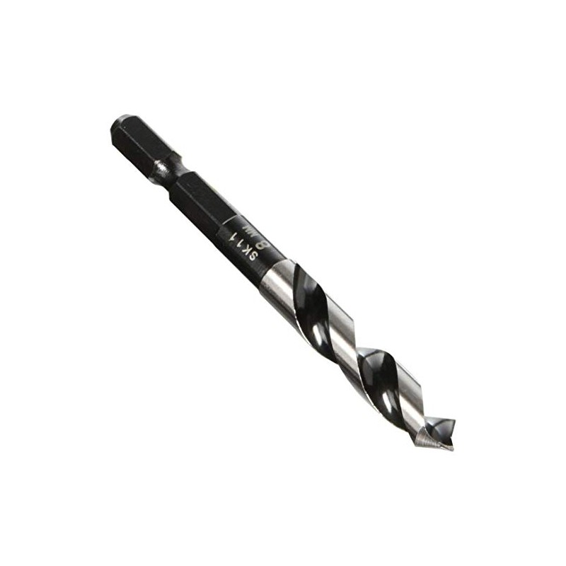 Star-M Anti-Burr F-Type Short Drill Bit, Hexagonal Shaft for Carpentry