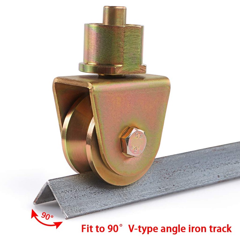 Skelang Sliding Gate Wheels 2.5”, V Groove Caster with 360