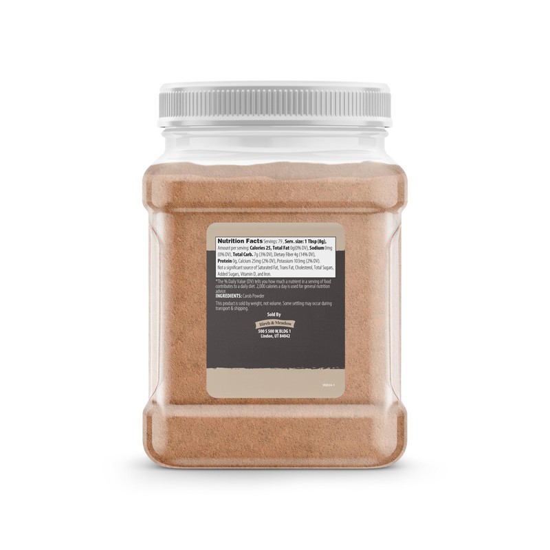 Birch & Meadow 1.4 lb of Carob Powder, Smoothies, Baked