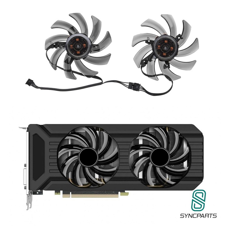 Graphics Card Cooler Fan for PALIT GeForce GTX 1080 Dual