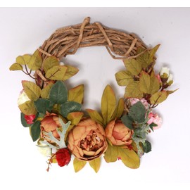 Artificial Flower Half Wreath