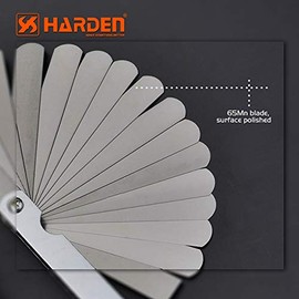 Vanderbilt Tool Co. Harden Feeler Gauge Set - 15 Blade or 32 Blade (15 Blades)