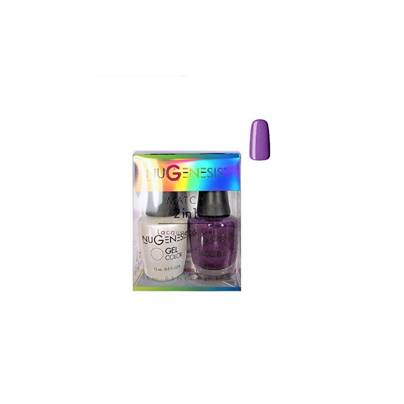 Nugenesis Matching Gel Lacquer Combo Polish | NU09 Professor Plum