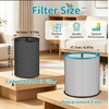 HJ10 Replacement Filter Compatible with Dyson Hush-jet, 3-Layer Structural Filter