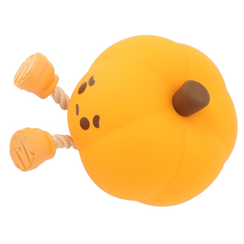 Cute Night Light Tap Control Dimmable Rechargeable Pumpkin Shape Bedside