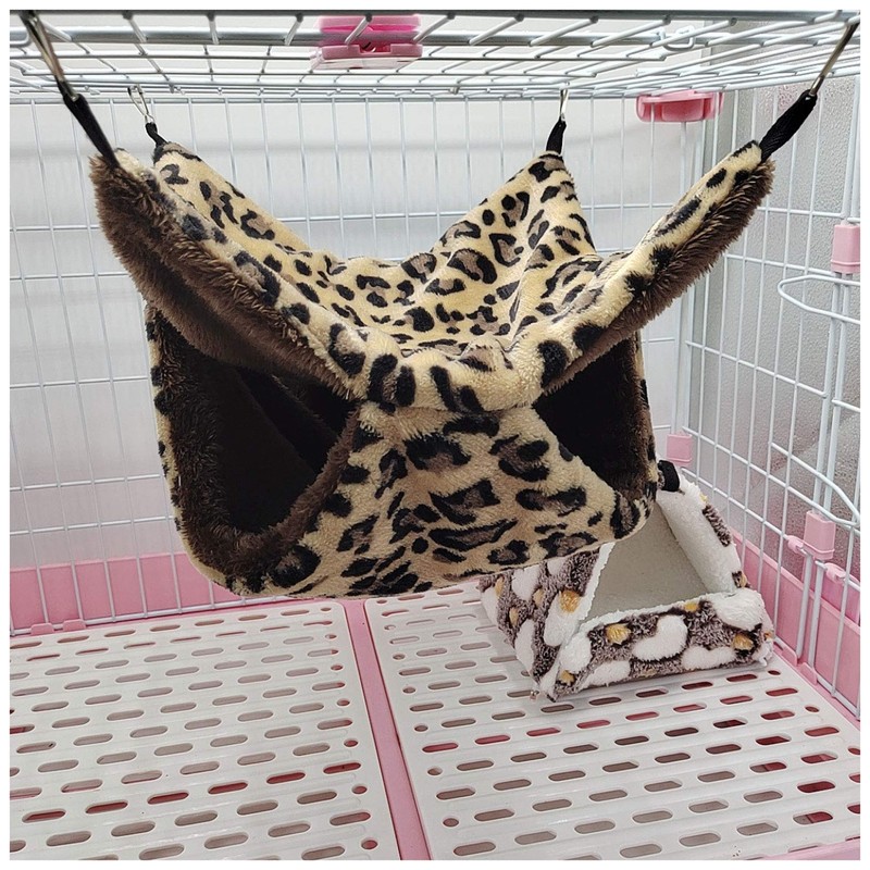 Fukufuku Luxury Hamster Hammock for Small Animals Pet Bed Sleeping