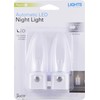 Lights by Night LED Nightlight, White, (Pack of 2)