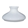 B&P Lamp® 10" Fitter Opal White Glass Tam-O-Shanter Style Student