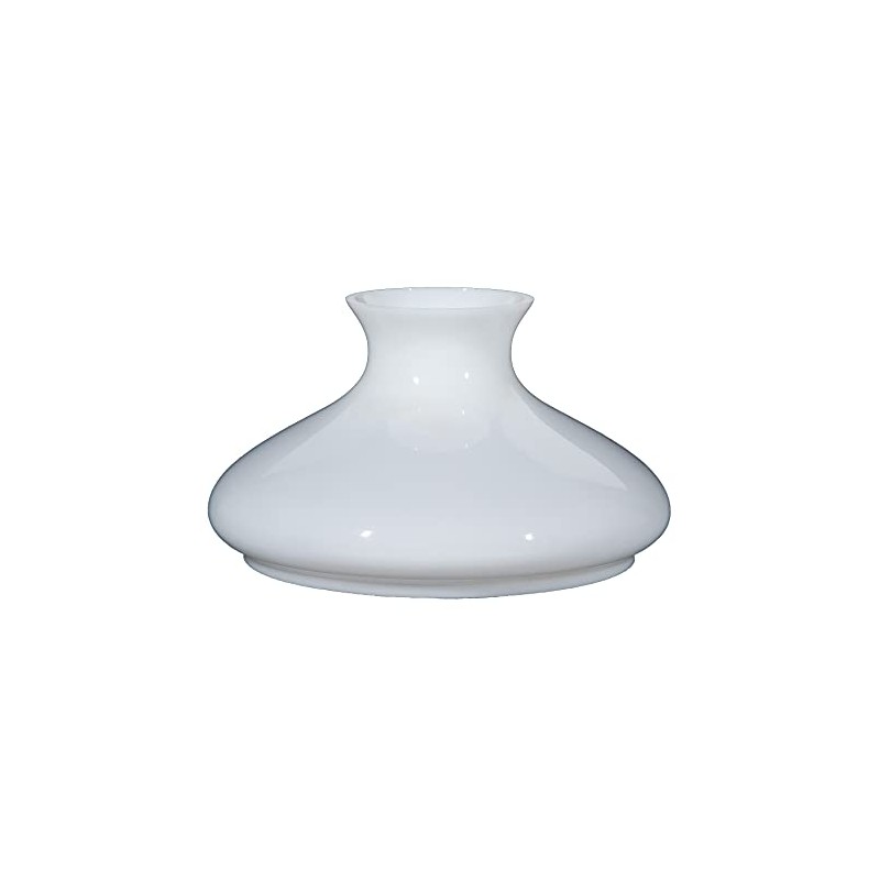 B&P Lamp® 10" Fitter Opal White Glass Tam-O-Shanter Style Student