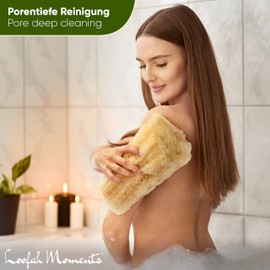 Loofah Moments Loofah Sponge | Your Bath Sponge for Healthy Exfoliation | Loofah Natural Sponge for Skin Care | 100% Compostable