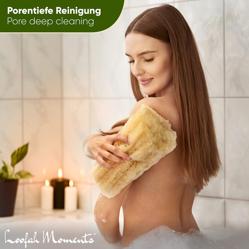 Loofah Moments Loofah Sponge | Your Bath Sponge for Healthy