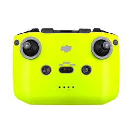 Finest Folia Protective Film Compatible with Controller for DJI Mini 2 Drone Sticker Set Perfect Fit Waterproof Skin Sticker Design Film (Controller K161, Neon Yellow)