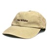 Vivian Flytrap Unisex Flat White Washed Embroidered Dad Baseball Cap