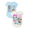 L.O.L. Surprise! Girls 2-Pack Bundle Set Glitterati, Sk8ter Dolls T-Shirt,