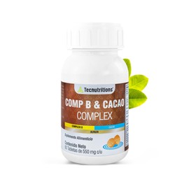 Comp B  Cacao Complex (60 pz de 550 mgcu) - Suplemento Alimenticio TECNUTRITIONS                                                                      