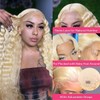 IJFMMEL 613 Lace Front Wig Human Hair 200% Density 13X6