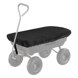 Collapsible Wagon Cover for Gorilla Carts Poly Garden Dump Cart, Outdoor Garden Wagon Cart Cover, Waterproof Dustproof UV Resistant Wagon Rain Covers Perfect for Lawn, Barn and Farm