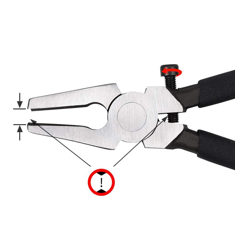 SPEEDWOX Glass Running Pliers With Curved Jaws - Professional Glass