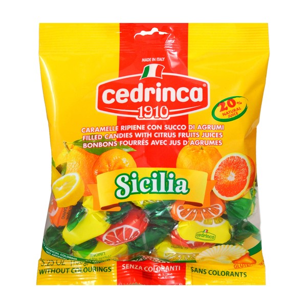 Cedrinca Sicilia Candies 5.25 ounces bags (3)
