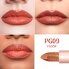 OULAC Moisturising Shine Lipstick Reddish Brown, Shimmering with Shiny Surface,