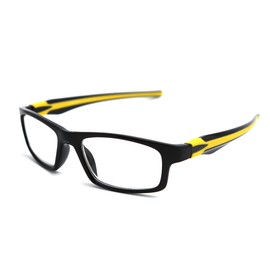 ColorViper Sports Double Injection Readers Reading Glasses size and color very Nose pad reinforced version (A1 Yellow, 2.00)