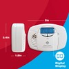 First Alert Carbon Monoxide Detector Alarm|No Outlet Required with Digital