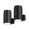2 PCS Rotatable LED Night Light, Plug-in, Fit Horizontal/Vertical Outlets,with