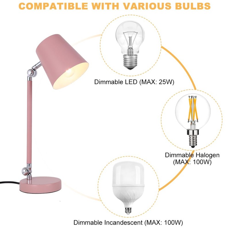 3-Way Touch Sensor Dimmer Switch, 2 Pack Desk Lamp Sensor