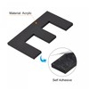 uxcell 3D House Letter (E), 2.48 Inch Acrylic Self Adhesive