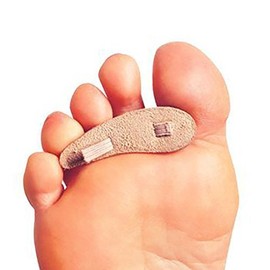 Hammer Toe Crests Buttress Pads, Left, Small, Suede