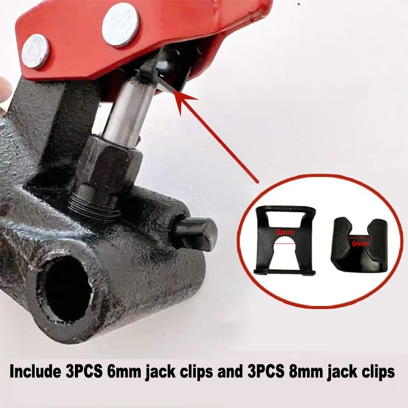 6PCS Floor Jack Spare Parts for 2 Ton Horizontal Car
