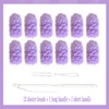 12 PCS Purple Duster Refills, Extendable Microfiber Duster with 1