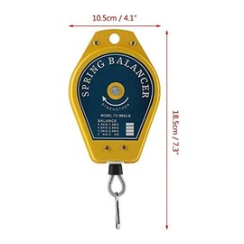 Spring Balancer Ceiling Socket with Spring Adjustment Spring Balancer Retractable Holder for Hanging 0.5-1.5 kg with Accessories