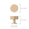 KNOKLOCK 10 Pack Kitchen Cabinet Knobs Champagne Gold Dresser Knobs