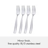Viners Everyday Purity 4 Piece 18/0 Silver Stainless Steel Forks