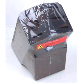 CANGSHAN 7-Slot Hardwood WALNUT-Finished Knife Block, NEW-Never Used IOP