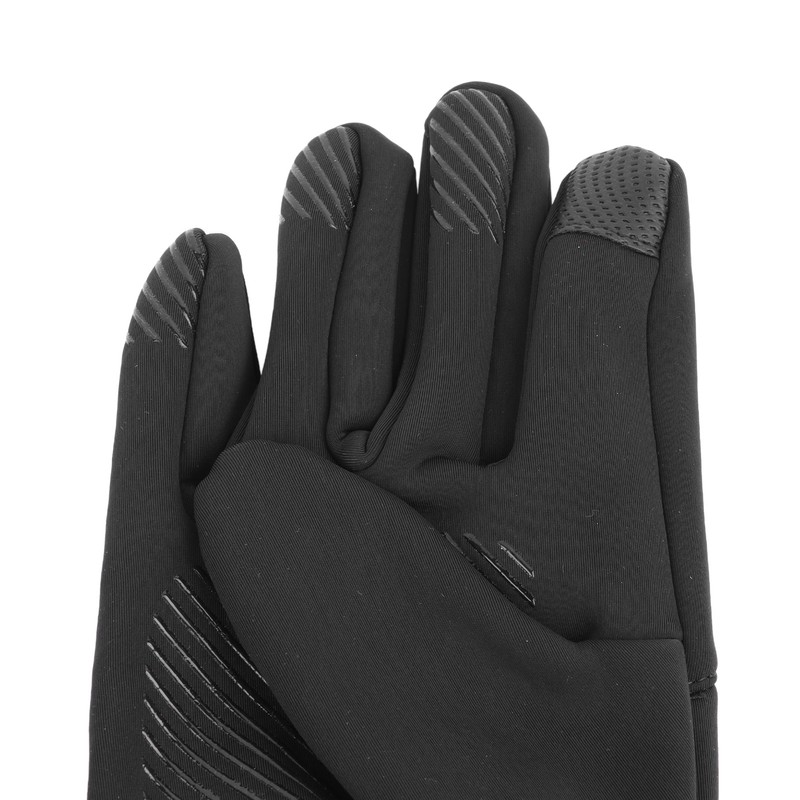 1 Pair Black Unisex Cycling Gloves Waterproof Skiing Non Slip