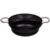 Pearl Metal Tempura Pot, 9.8 inches (25 cm), Two-Handed, Iron-Made,