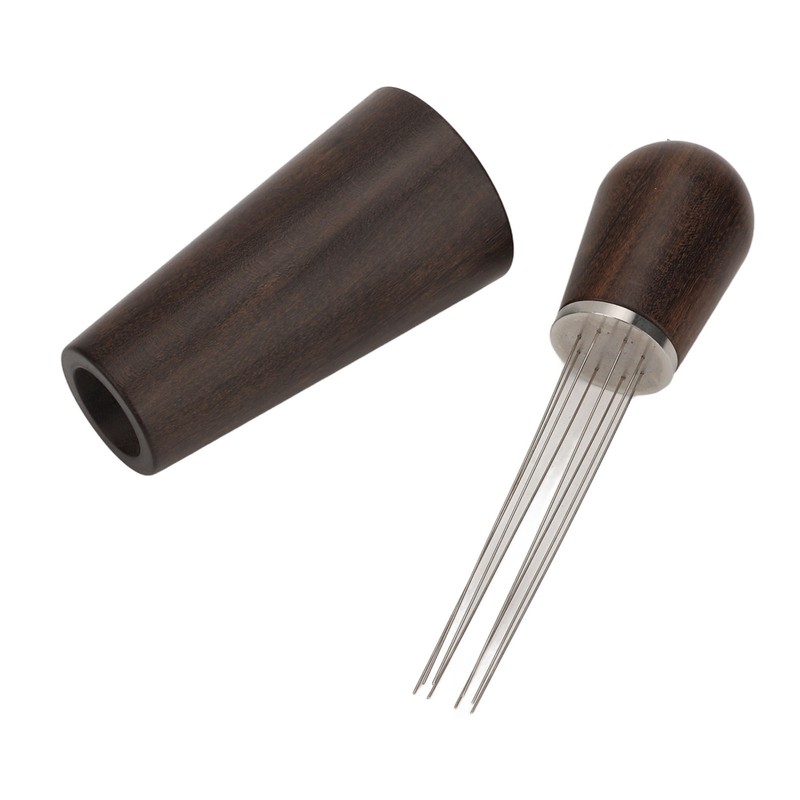 Coffee Distribution Tool Stirrer Stirring WDT Tool Natural Wood Handle