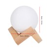 Moon Table Light 3D Printing Night Lamps Charging Bedroom for