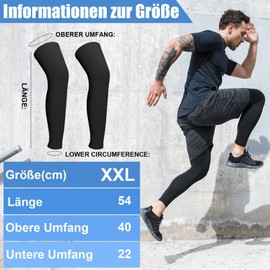 Loppdece 3 Pairs Compression Leg Sleeves, UV Sun Protection Leg Sleeves, Long Compression Leg Sleeves for Cycling, Running, Basketball, Men and Women (Black, White, Grey), White, Black, Grey