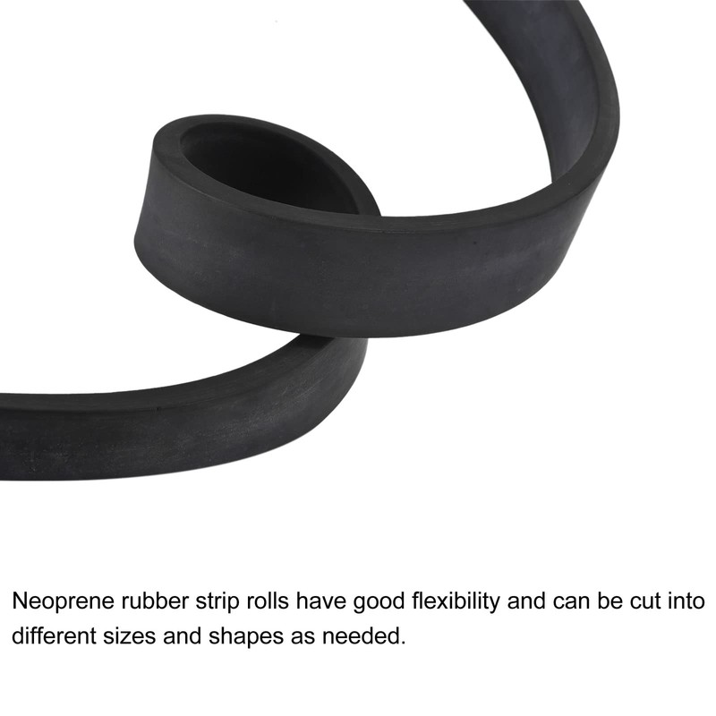 sourcing map EPDM Rubber Foam Sheet Strips 10mm(T) x20mm(W) x2000mm(L),