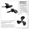sourcing map RC Boat Propeller, 3 Blades Propellers 4mm Hole