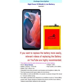 For Motorola Long Lifespan 5150mAh Displaceable Battery for Motorola Moto G Play 2024 XT2413