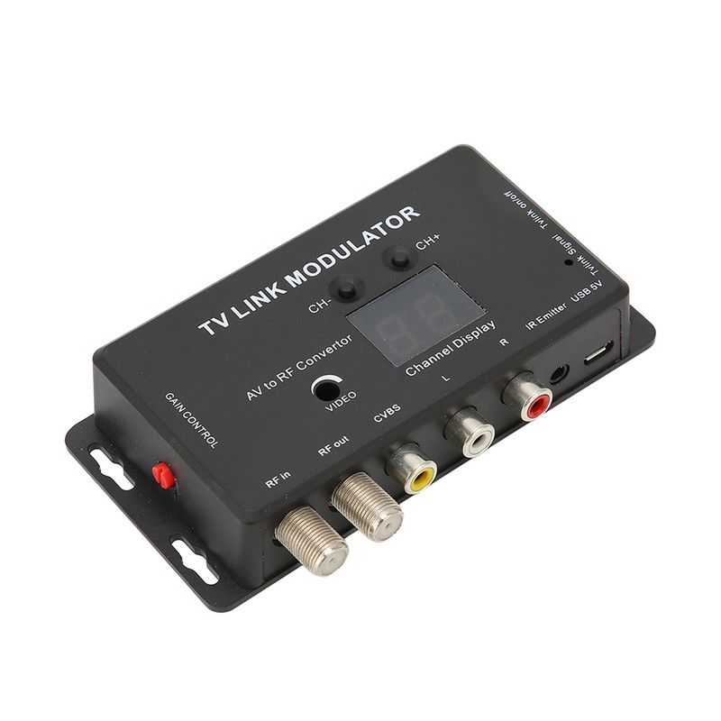 TM70RG TV Link Modulator Support PAL /NTSC Adjustable Output Gain