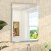TETOTE 22" x 30" Bathroom Mirror Frameless Tempered Wall Mounted