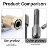 2 pieces SDS adapter, 6.35 mm SDS bit holder for