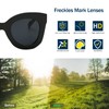 Vintage Retro Cateye Sunglasses for Women Designer Butterfly Frames Semi
